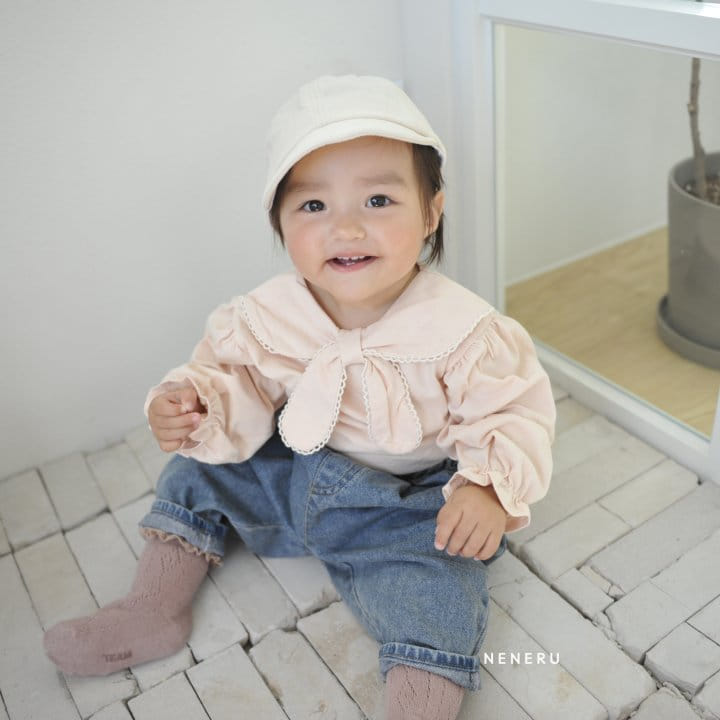 Neneru - Korean Baby Fashion - #babyootd - Aurora Ribbon Tee Bebe - 11