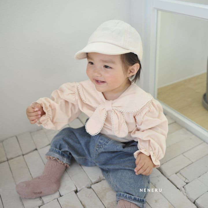 Neneru - Korean Baby Fashion - #babyoutfit - Aurora Ribbon Tee Bebe - 12