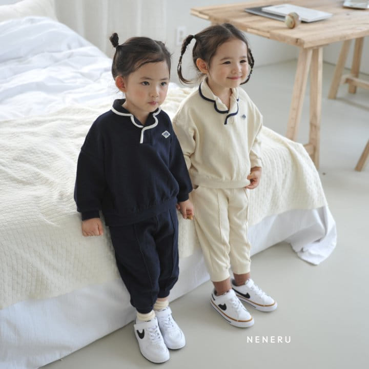 Neneru - Korean Baby Fashion - #babyoutfit - Binz Top Bottom Set Bebe - 9