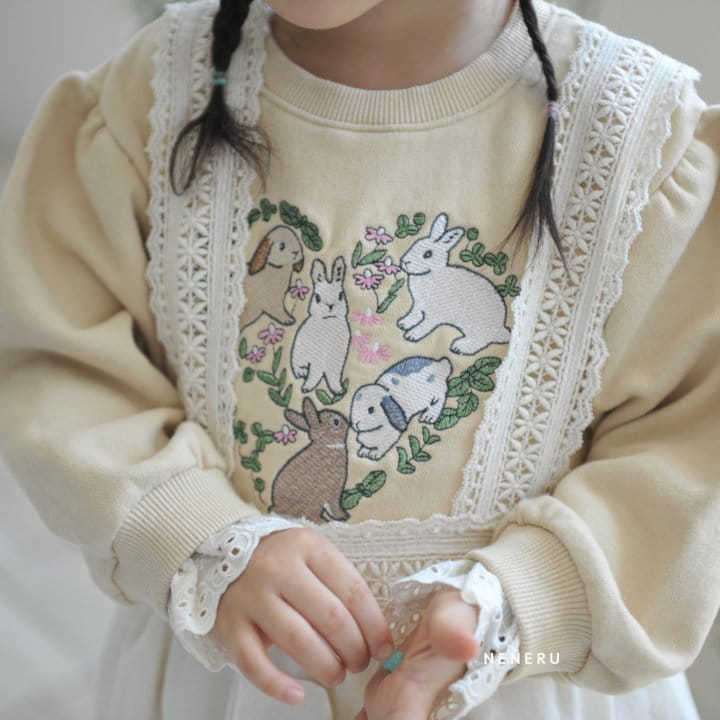 Neneru - Korean Baby Fashion - #babyoutfit - Rabbit Apron - 5