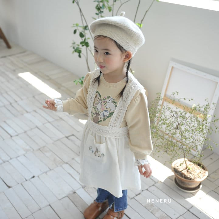 Neneru - Korean Baby Fashion - #babyoutfit - Rabbit Apron - 6