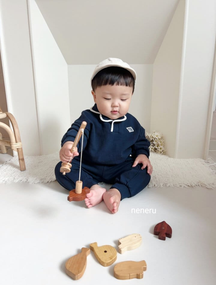 Neneru - Korean Baby Fashion - #onlinebabyboutique - Binz Top Bottom Set Bebe - 12