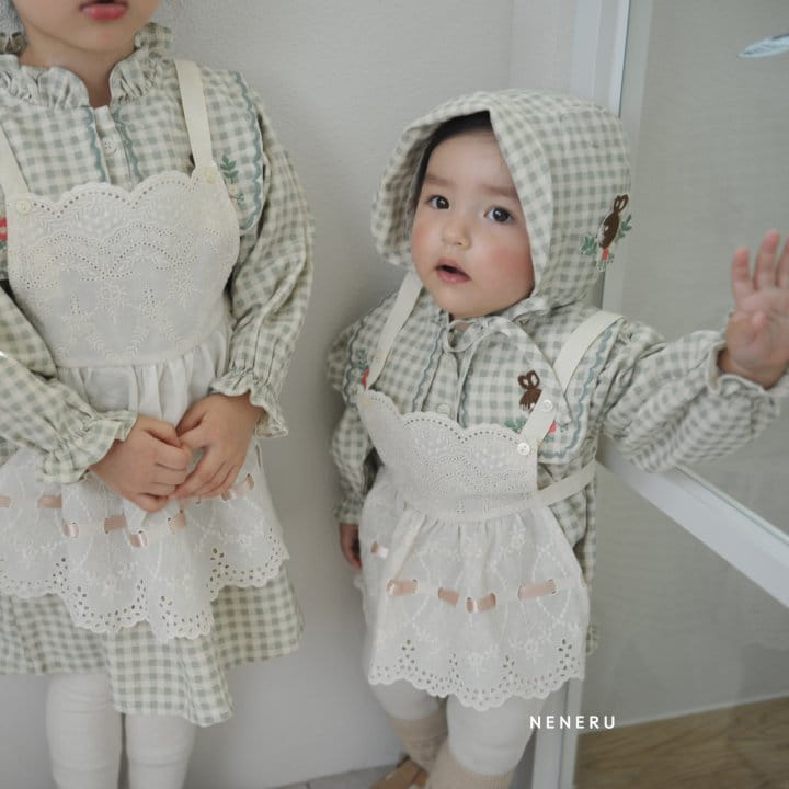 Neneru - Korean Baby Fashion - #babywear - Rosemary Apron - 4