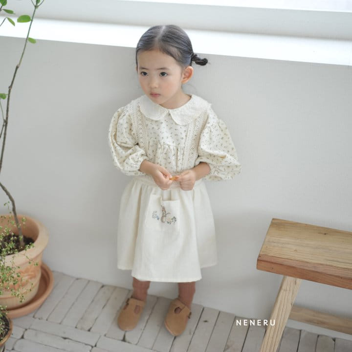 Neneru - Korean Baby Fashion - #onlinebabyshop - Rabbit Apron - 9