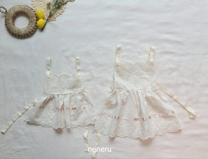 Neneru - Korean Baby Fashion - #onlinebabyshop - Rosemary Apron - 5