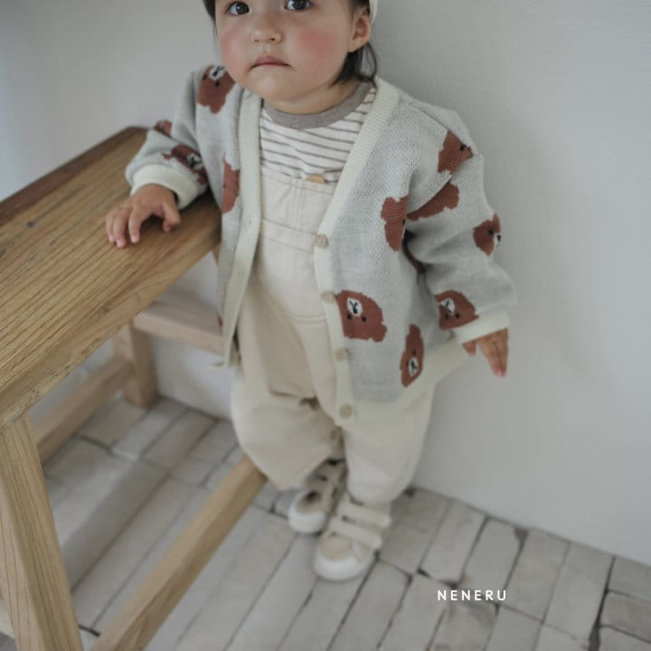 Neneru - Korean Baby Fashion - #smilingbaby - Baby Bear Cardigan Bebe - 5