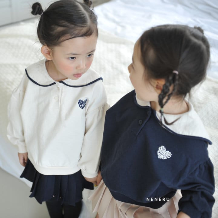Neneru - Korean Children Fashion - #prettylittlegirls - Marie Sailor Tee - 4