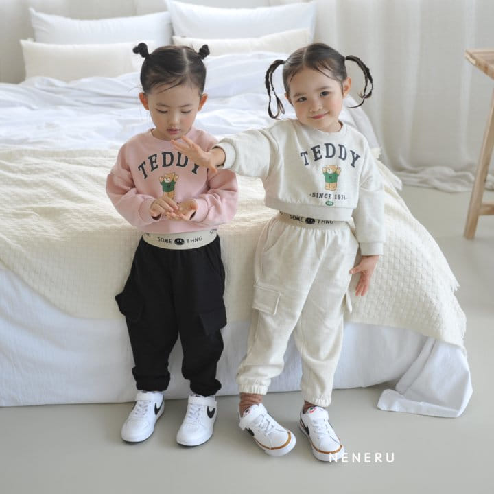 Neneru - Korean Children Fashion - #childofig - Crop Bear Sweatshirt - 4