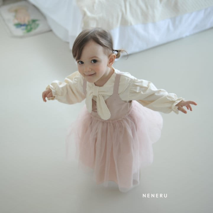Neneru - Korean Children Fashion - #childrensboutique - Aurora Ribbon Tee Kids - 10
