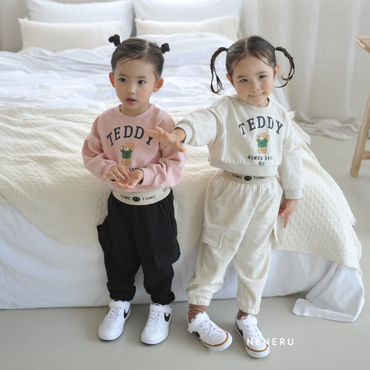 Neneru - Korean Children Fashion - #childrensboutique - Crop Bear Sweatshirt - 5