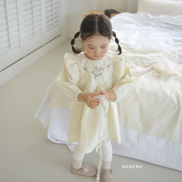 Neneru - Korean Children Fashion - #childrensboutique - Olive One-piece - 12