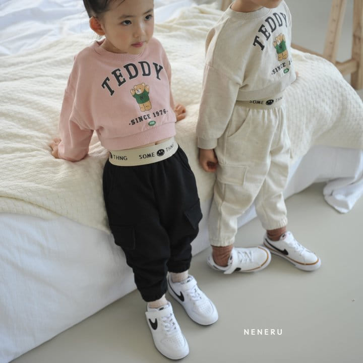 Neneru - Korean Children Fashion - #designkidswear - Crop Bear Sweatshirt - 6