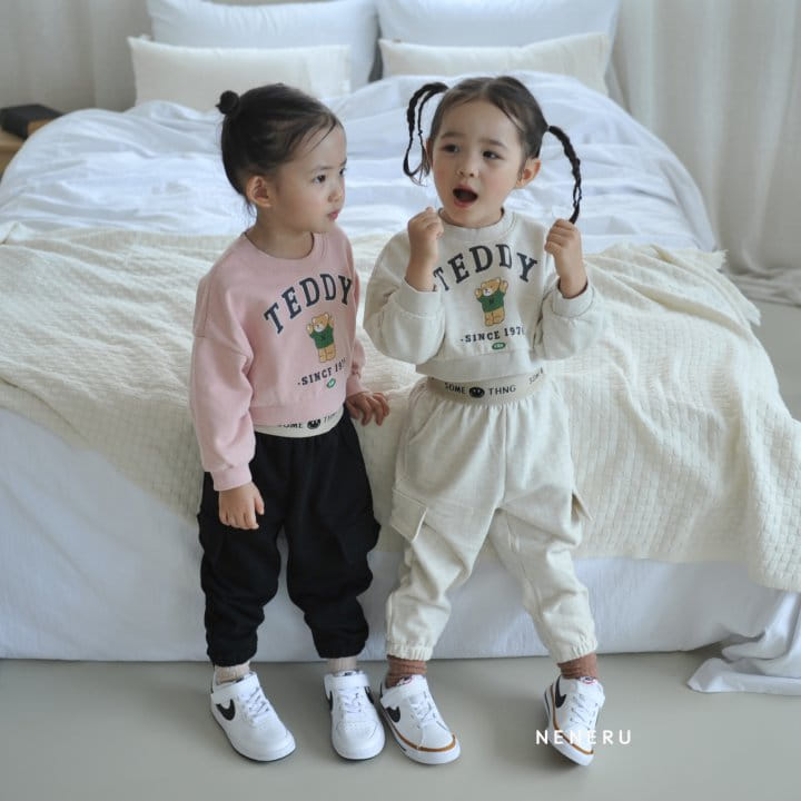 Neneru - Korean Children Fashion - #discoveringself - Crop Bear Sweatshirt - 7