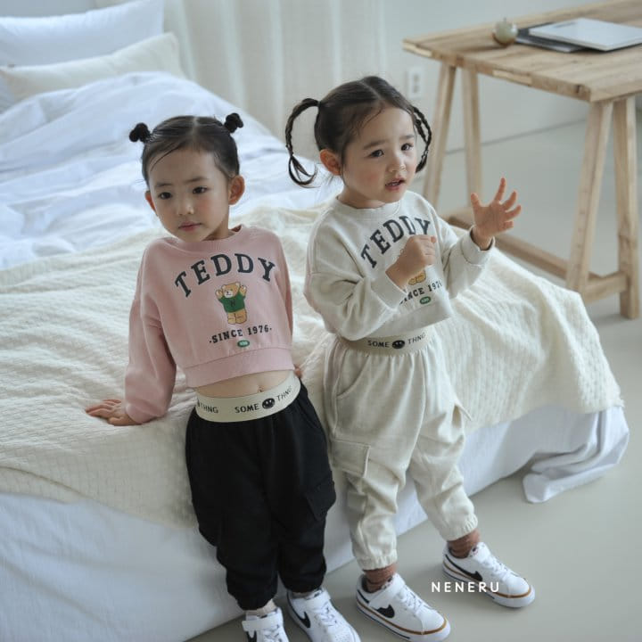 Neneru - Korean Children Fashion - #kidzfashiontrend - Crop Bear Sweatshirt - 11