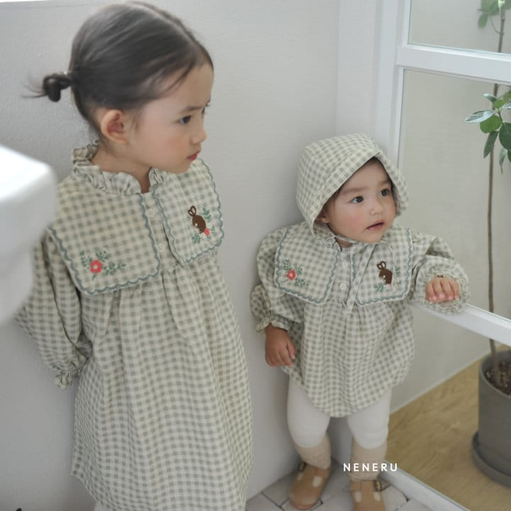 Neneru - Korean Children Fashion - #kidzfashiontrend - Lilly Rabbit One-piece - 3