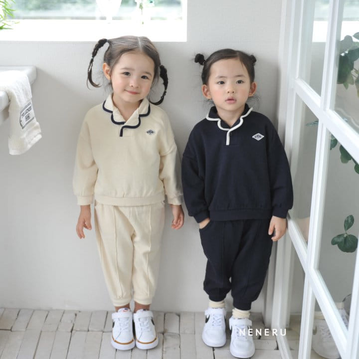 Neneru - Korean Children Fashion - #littlefashionista - Binz Top Bottom Set Kids