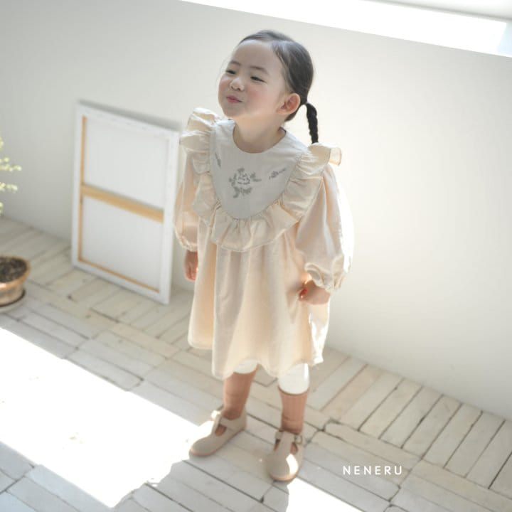 Neneru - Korean Children Fashion - #Kfashion4kids - Olive One-piece - 4