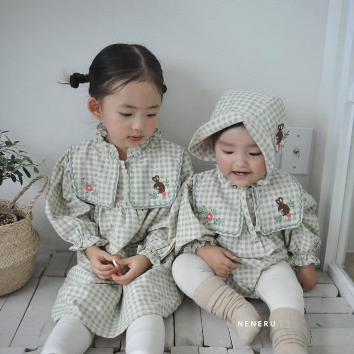 Neneru - Korean Children Fashion - #magicofchildhood - Lilly Rabbit One-piece - 6