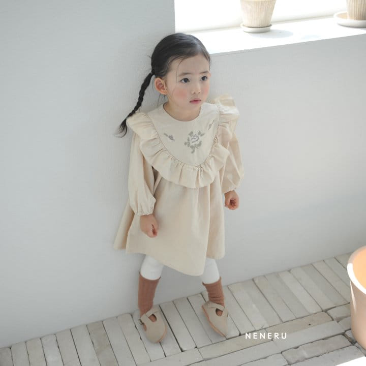 Neneru - Korean Children Fashion - #magicofchildhood - Olive One-piece - 5