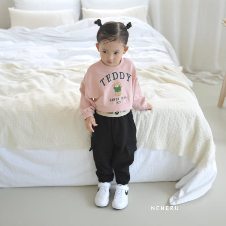 Neneru - Korean Children Fashion - #minifashionista - Crop Bear Sweatshirt
