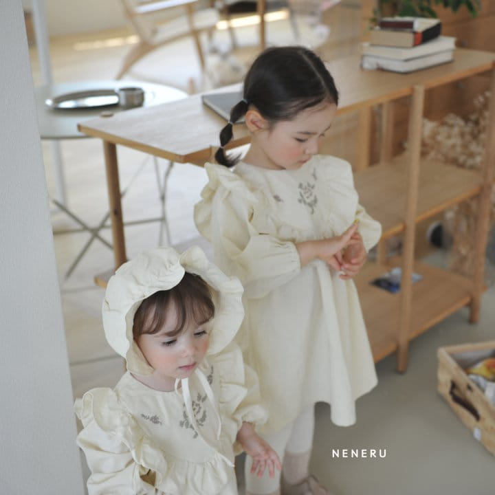 Neneru - Korean Children Fashion - #minifashionista - Olive One-piece - 6