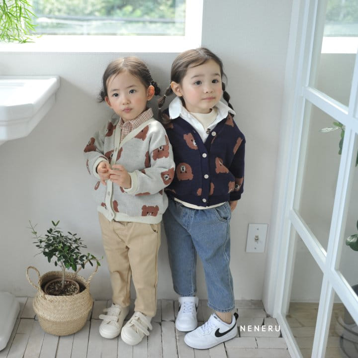 Neneru - Korean Children Fashion - #prettylittlegirls - Baby Bear Cardigan Kids - 10
