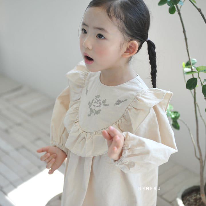Neneru - Korean Children Fashion - #prettylittlegirls - Olive One-piece - 7