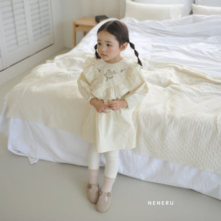 Neneru - Korean Children Fashion - #stylishchildhood - Olive One-piece - 10