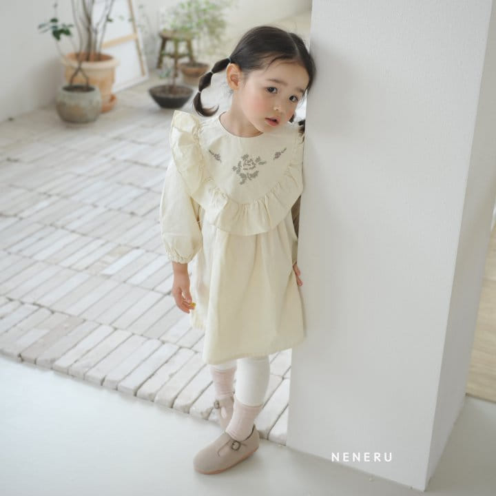 Neneru - Korean Children Fashion - #todddlerfashion - Olive One-piece - 8