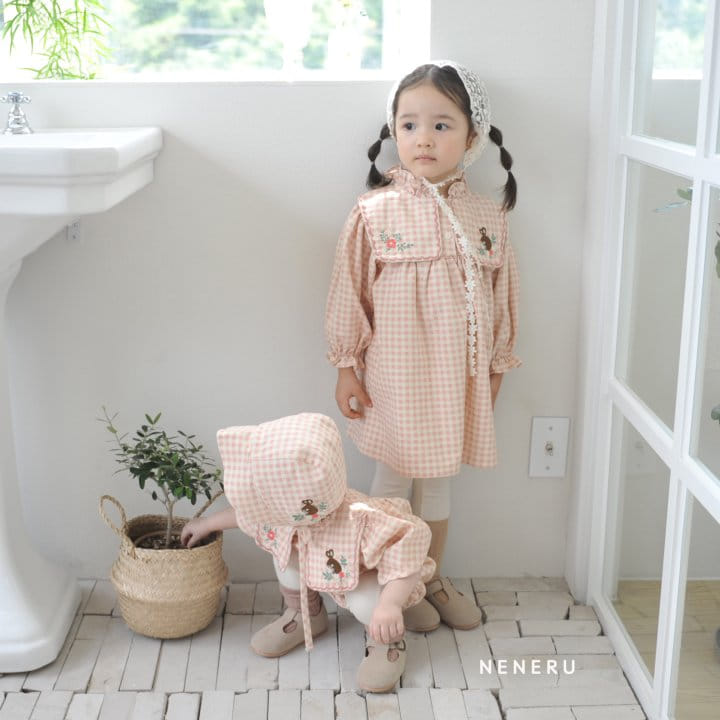 Neneru - Korean Children Fashion - #toddlerclothing - Lilly Rabbit One-piece - 10