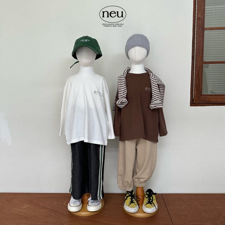 Neu - Korean Children Fashion - #designkidswear - Stripes Wapen Tee - 5