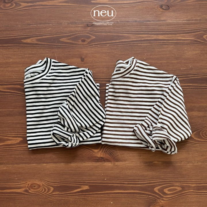 Neu - Korean Children Fashion - #discoveringself - Stripes Wapen Tee - 6