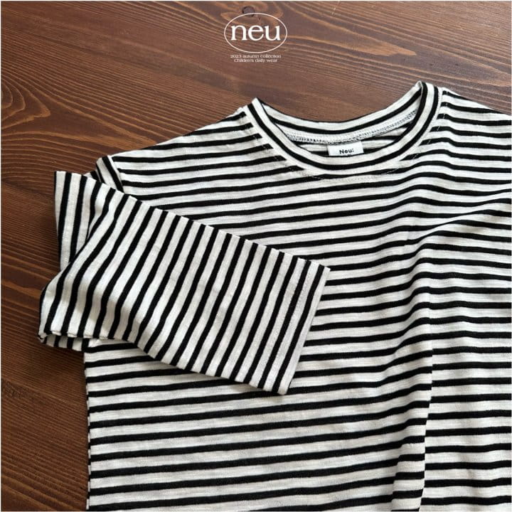 Neu - Korean Children Fashion - #littlefashionista - Stripes Wapen Tee - 12