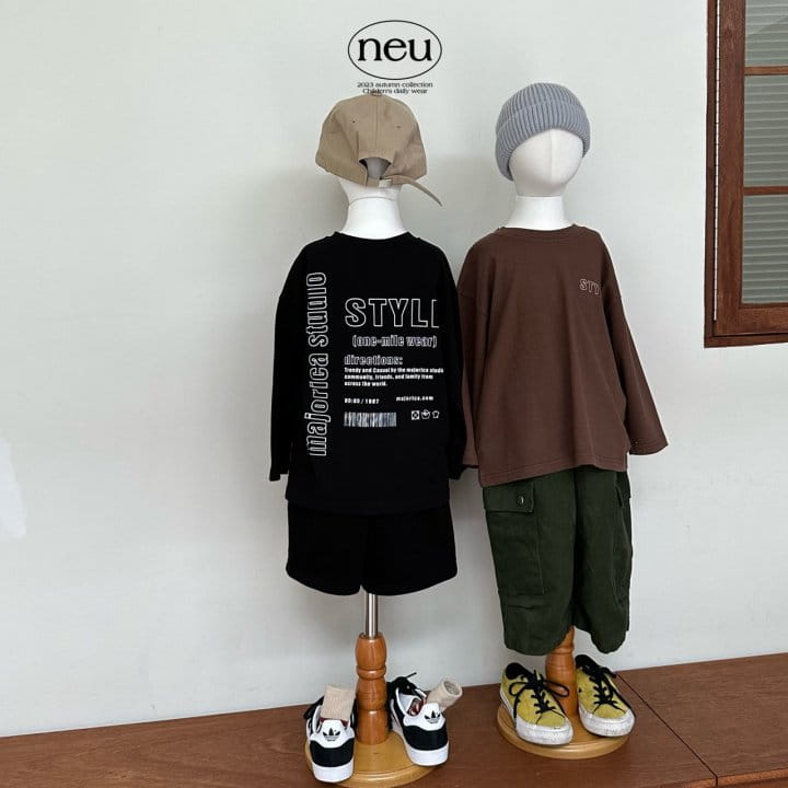 Neu - Korean Children Fashion - #minifashionista - Barcode Tee