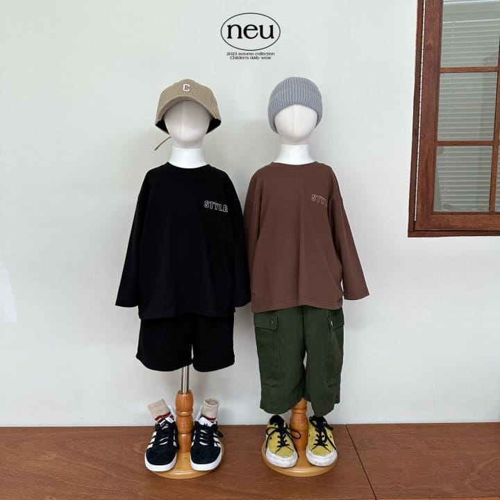 Neu - Korean Children Fashion - #prettylittlegirls - Barcode Tee - 2