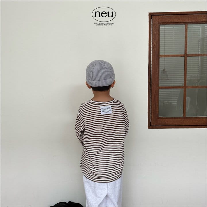 Neu - Korean Children Fashion - #stylishchildhood - Stripes Wapen Tee - 2