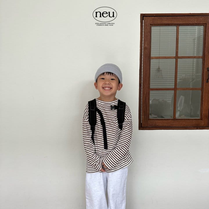 Neu - Korean Children Fashion - #toddlerclothing - Stripes Wapen Tee