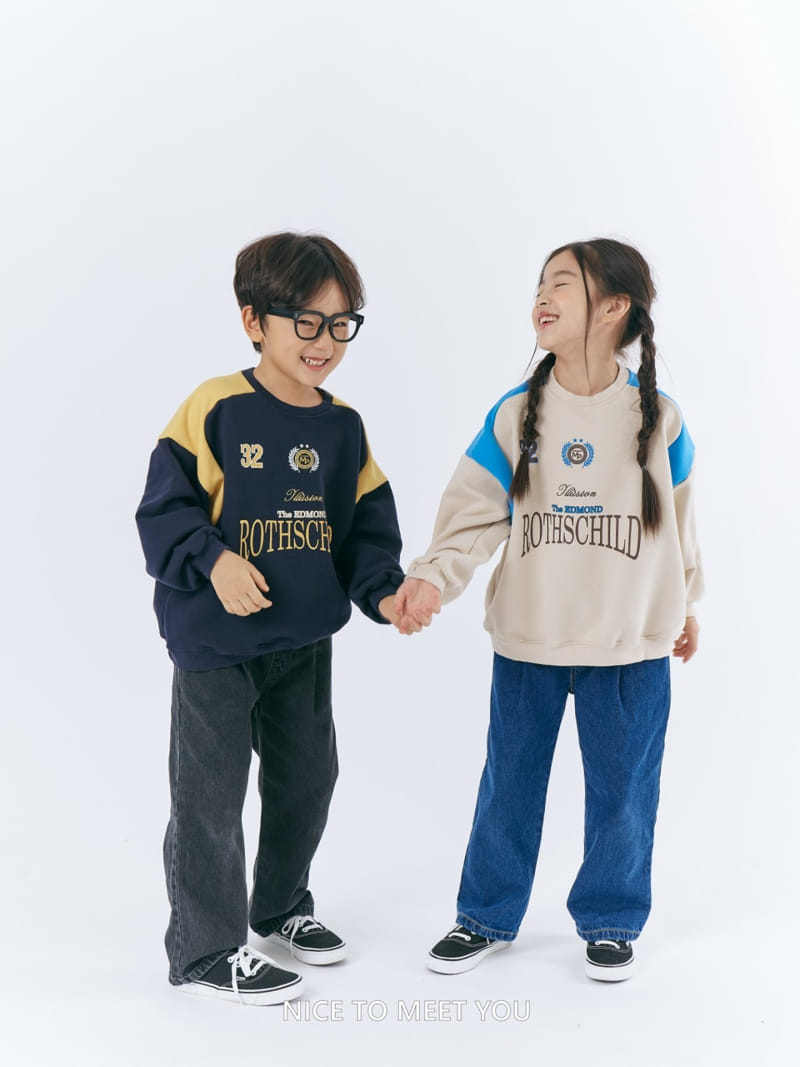 Nice To Meet You - Korean Children Fashion - #childofig - 32 Mix Sweatshirt - 2