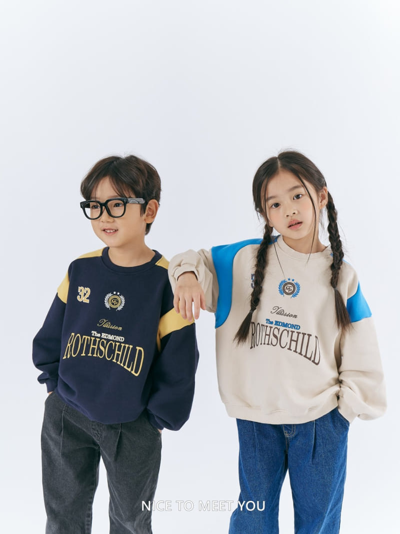 Nice To Meet You - Korean Children Fashion - #discoveringself - 32 Mix Sweatshirt - 5