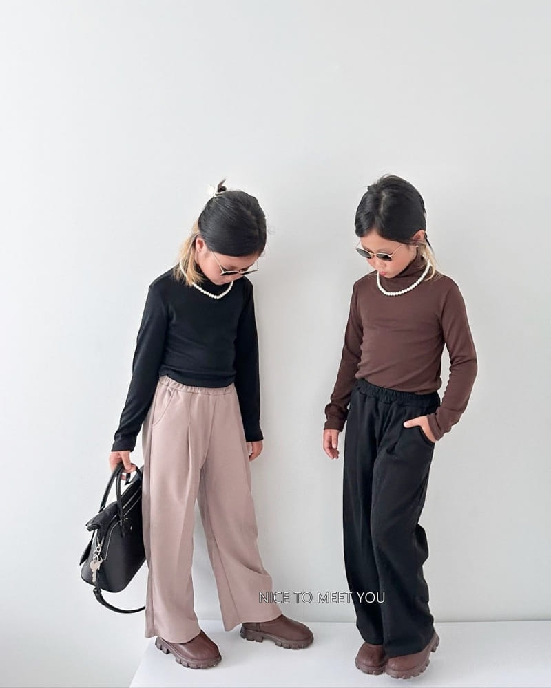 Nice To Meet You - Korean Children Fashion - #littlefashionista - Cozy Tee
