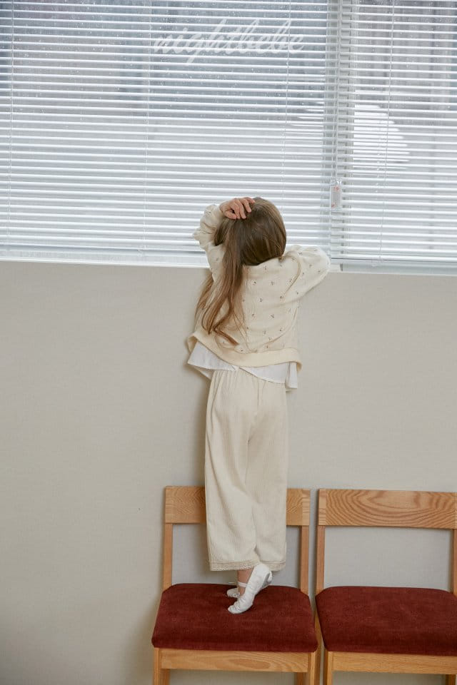 Night Bebe - Korean Children Fashion - #childrensboutique - Uni Lace Pants - 7