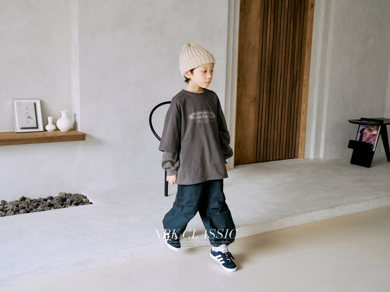 Nrk - Korean Children Fashion - #kidsshorts - Two Line Tee - 10