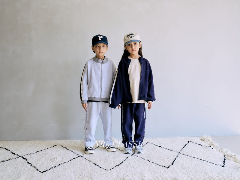 Nrk - Korean Children Fashion - #kidsshorts - Waffle Zip-up - 8