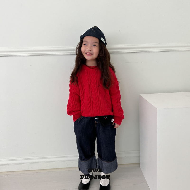 O Wa - Korean Children Fashion - #Kfashion4kids - Twist Knit Tee - 6