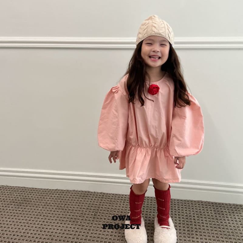 O Wa - Korean Children Fashion - #kidzfashiontrend - Puff One-piece - 2