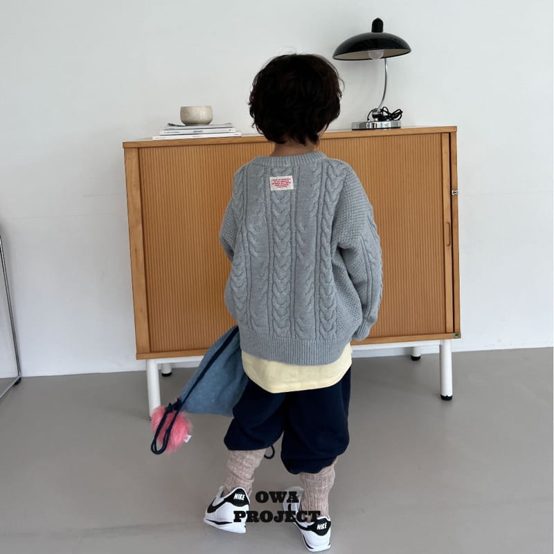 O Wa - Korean Children Fashion - #minifashionista - Twist Knit Tee - 9
