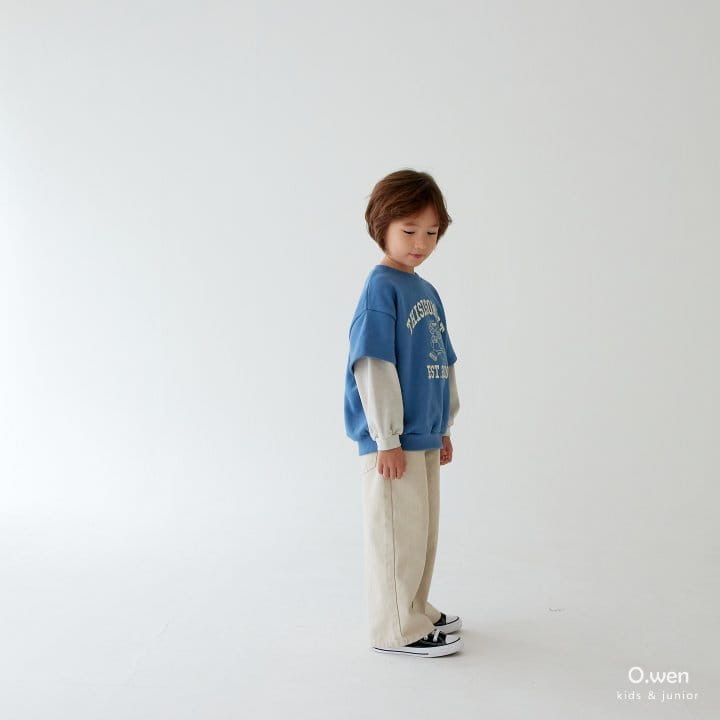 O Wen - Korean Children Fashion - #fashionkids - Layered Sweatshirt - 11