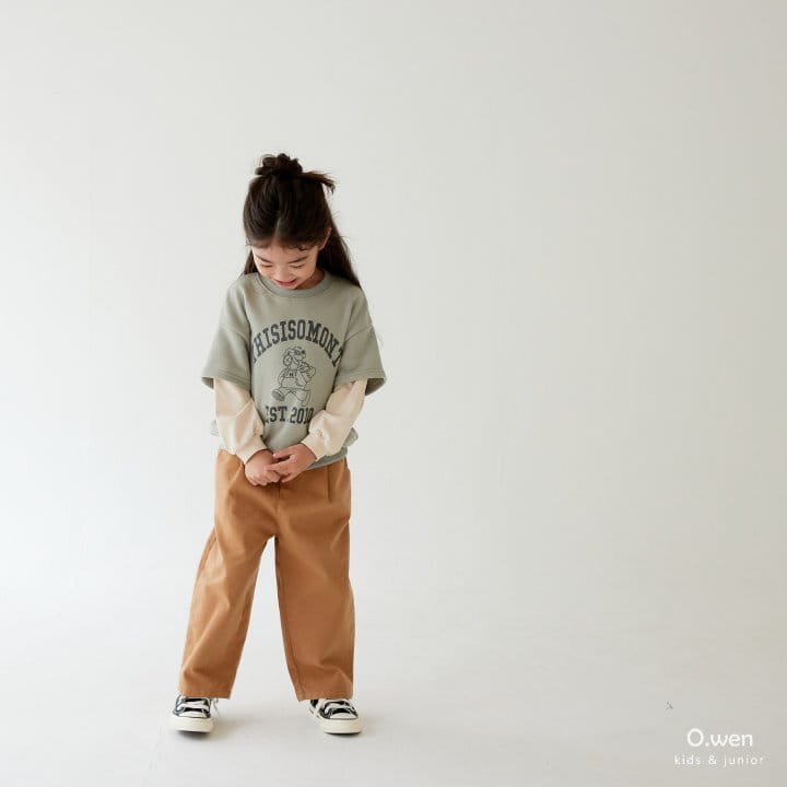 O Wen - Korean Children Fashion - #kidsshorts - Layered Sweatshirt - 12
