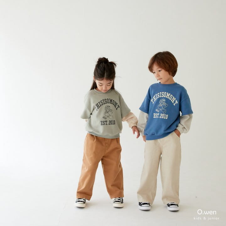 O Wen - Korean Children Fashion - #littlefashionista - Layered Sweatshirt - 2