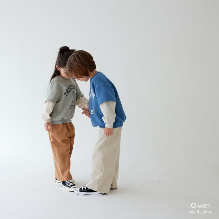 O Wen - Korean Children Fashion - #magicofchildhood - Layered Sweatshirt - 3